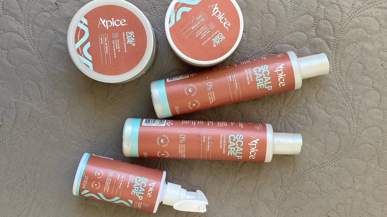 Testei a Linha Scalp Care da Apice 😍 Será que é boa? Auxilia no crescimento capilar !
