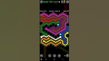 How To Solve Flow Free Hexes Extreme Pack 2 Level 133 12x12 Board Walk Through Solution Walkthrough