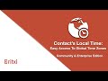 Contact's Local Time: Easy Access to Global Time Zones - Odoo Community & Enterprise Edition