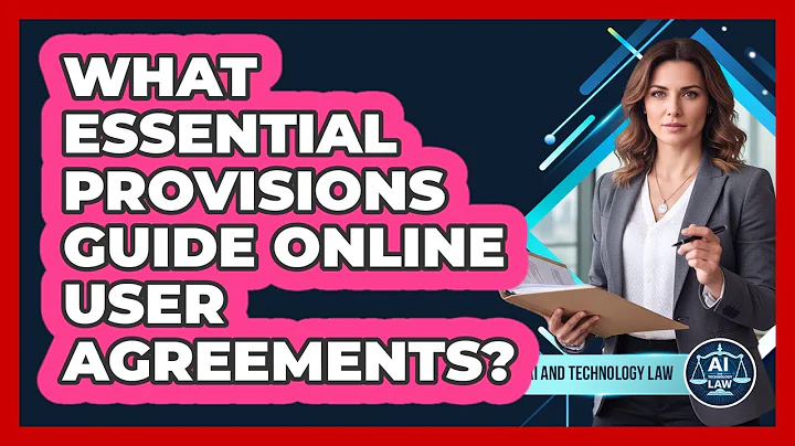 What Essential Provisions Guide Online User Agreements?