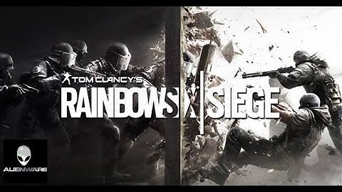 Rainbow 6 Siege Closed Alpha running on the Alienware Alpha