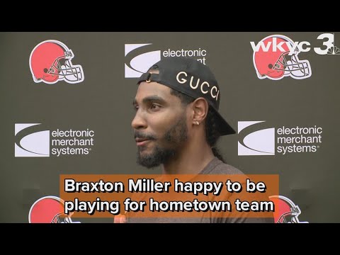 Braxton Miller is excited to be back in Ohio with the Browns