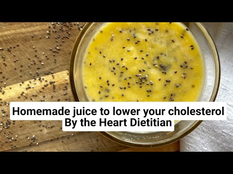 Homemade juice to lower cholesterol FAST (ONLY 3 ingredients!)