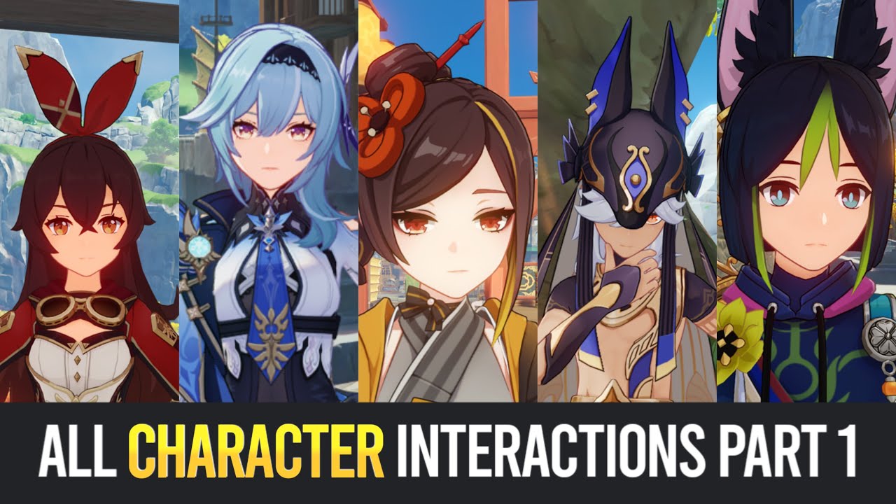 ALL ADDITIONAL CHARACTER INTERACTIONS PART 1 - YouTube