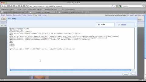 Embedding a Discussion Forum in Google Sites