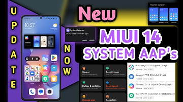 Official MIUI 14 Security 7.5, Theme Store, GetApps, Launcher, App Vault Update , New Ui | MIUI 13