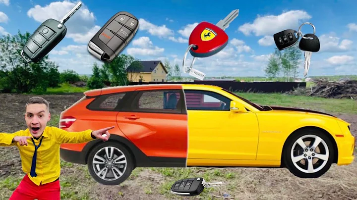 Funny Two-Part CAR VS Mr. Joe on a Chevy Camaro and lada vesta | funny video 13+