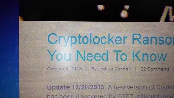 Remove Crytolocker- no registry, no software downloads, NO BS!
