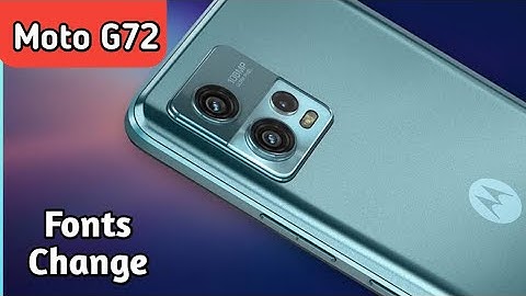 How To Change Font Style In Moto G72, Moto G72Mein Font Style Setting Kaise Karen,
