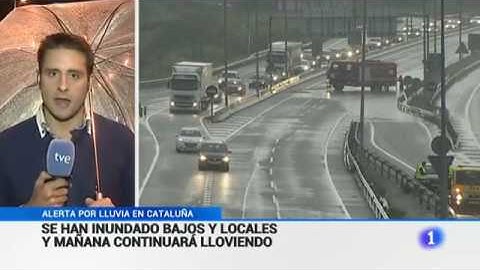 Alerta por lluvias en Cataluña
