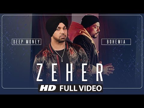 Deep Money: Zeher Video Song Feat. Bohemia | New Songs 2018 | T-Series
