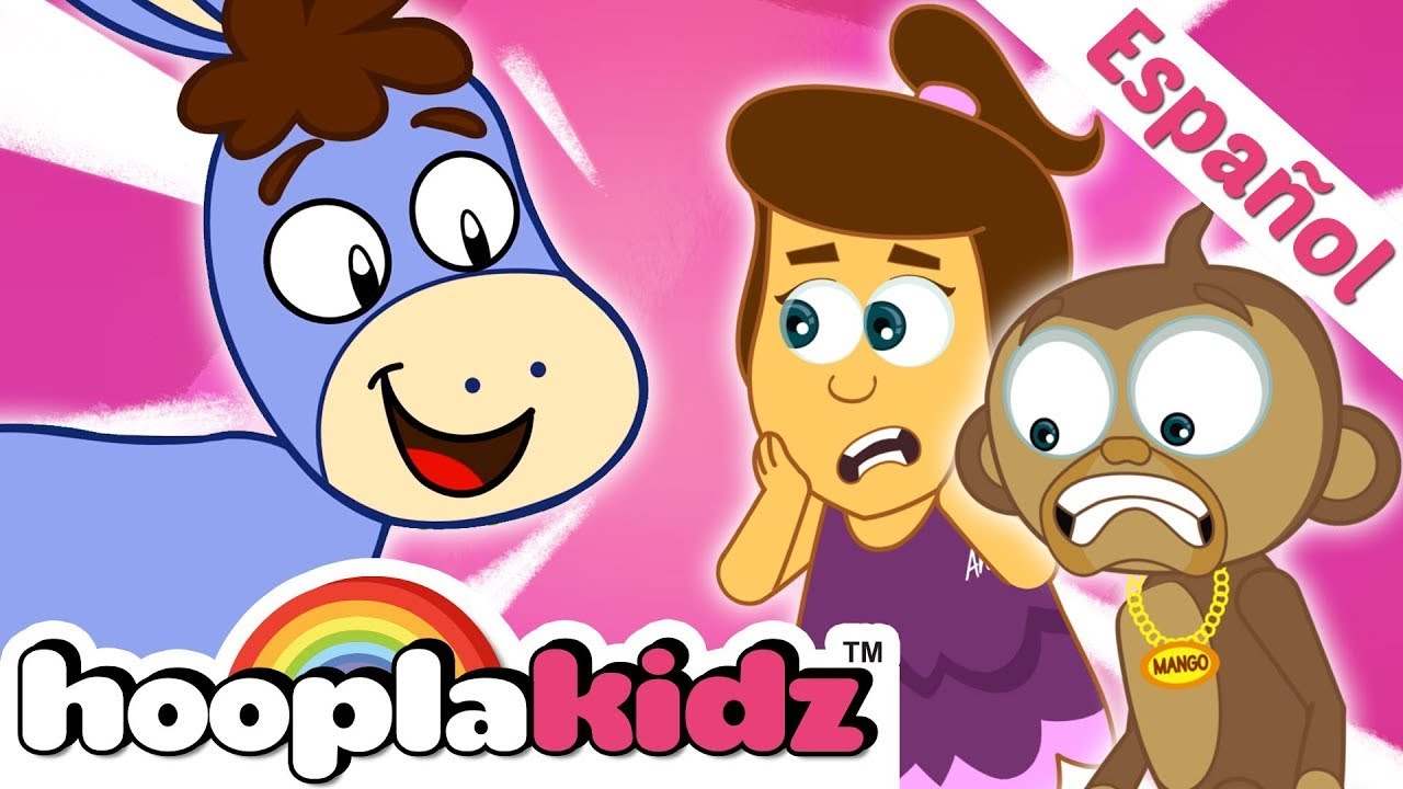 ⁣A mi burro - Canciones infantiles divertidas | HooplaKidz en Español