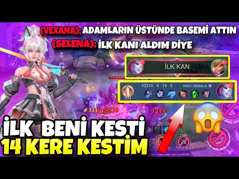 İLK BENİ KESTİ  14 KEZ KESTİM ! 😱Mobile Legends Fanny Nasıl Oynanır Fanny Öğretici Fanny Gameplay