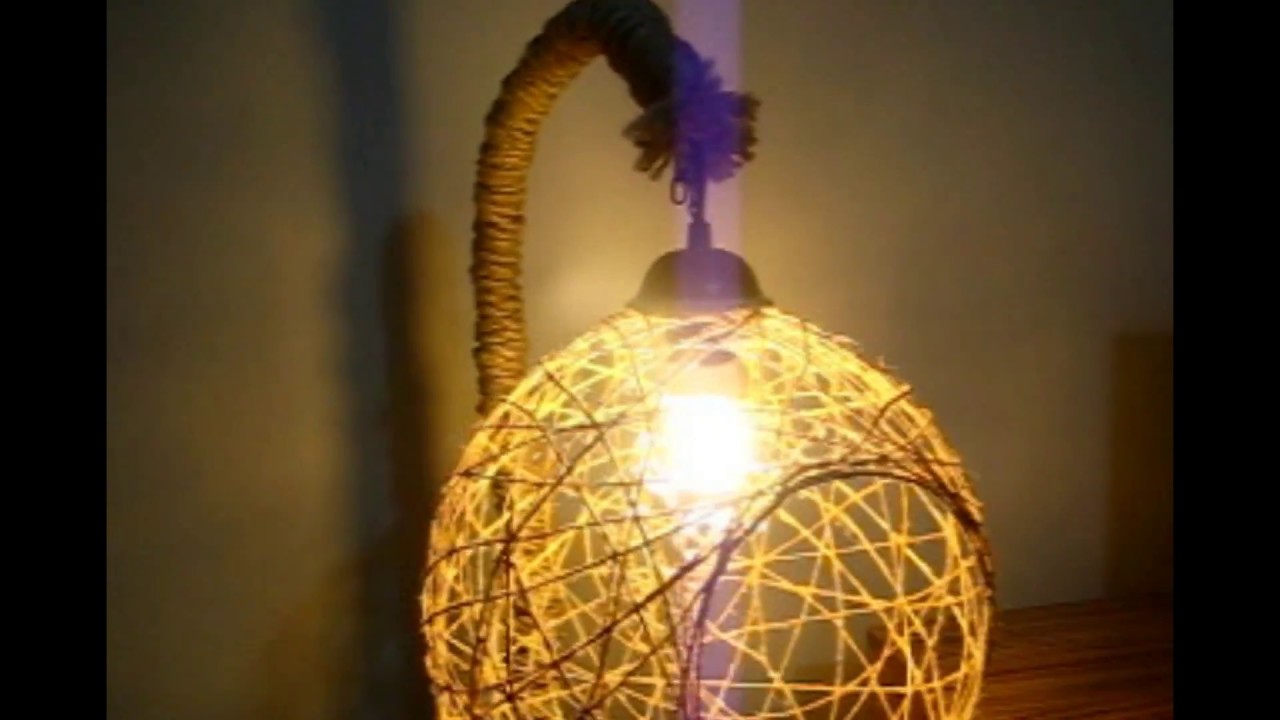 ev yapimi tutkal ile balon lamba avize youtube lamba avi ze yaratici dekor