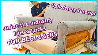 DIY HOW TO UPHOLSTER A COUCH | STEP BY STEP HOW TO REUPHOLSTER A SOFA | FaceliftInteriors