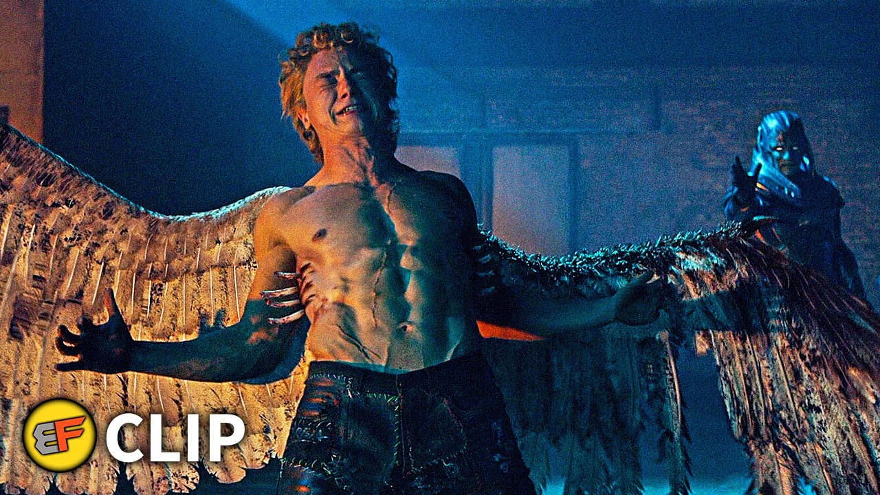 Angel Gets Metal Wings Scene X Men Apocalypse Movie Clip Hd K