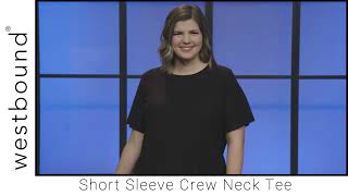 Westbound Women's Plus Short Sleeve Crew Tee
