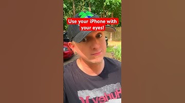 New iOS 18 eye tracking feature! #ios18