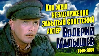 Валерий Малышев: невесёлая судьба честного человека и талантливого актёра театра и кино.