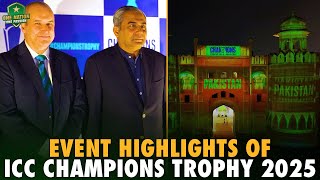 ICC Champions Trophy 2025 Curtain Raiser at Diwan-i-Aam, Lahore Fort | Event Highlights | MA2A