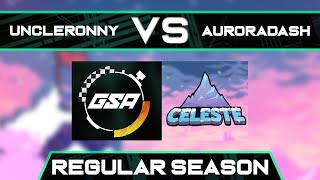 Uncleronny vs Auroradash | Regular Season | GSA Celeste Any% Speedrun League Season 3