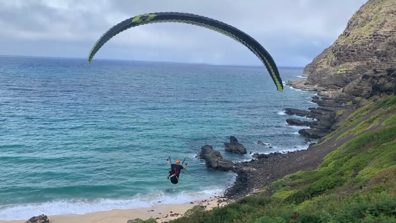 Paragliding attempt and sailing on Gerontius