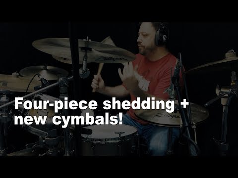 Steve Holmes: Four-piece shedding + new cymbals