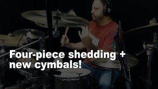 Steve Holmes: Four-piece shedding   new cymbals