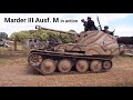 German tank destroyer Marder III (Panzerjäger 38(t) Ausf. M Sd.Kfz. 138) in action.