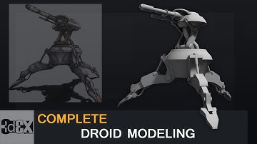 Autodesk Maya Complete - Droid Turret Modeling Tutorial