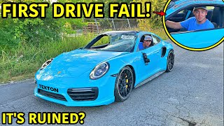 We Launched Our Wrecked Porsche 911 Turbo And Blew Something Up!!!