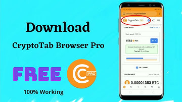 How to download CryptoTab Browser Pro Free | how to download cryptotab pro for free