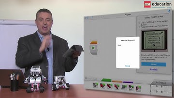 Getting Started: Tablet app intro, Connecting your robot