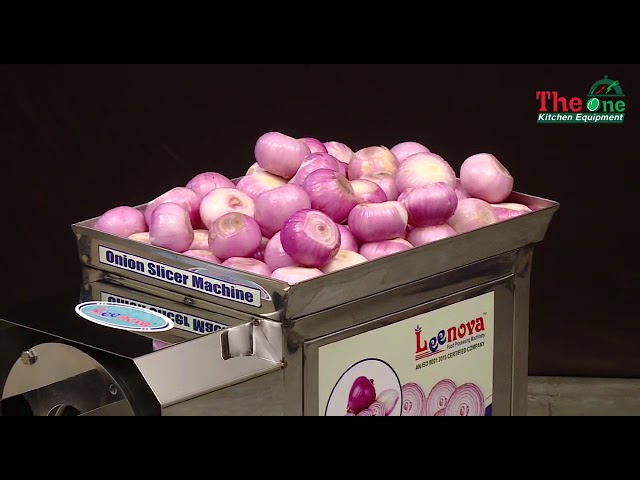 Electric Onion Cutter, Commercial Onion Slicer Machine, Automatic