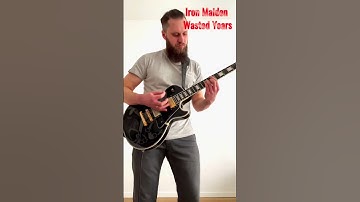 Thumbnail of IRON MAIDEN 🔥 Wasted Years 🇬🇧 #shorts #guitarcover