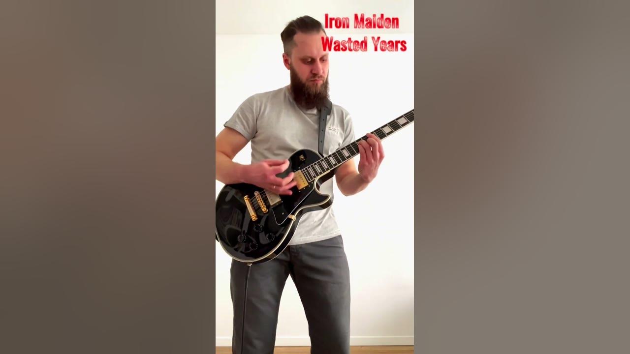 IRON MAIDEN 🔥 Wasted Years 🇬🇧 #shorts #guitarcover