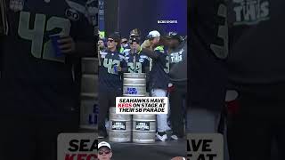 Seahawks Look Ready To Party  seahawks superbowllx