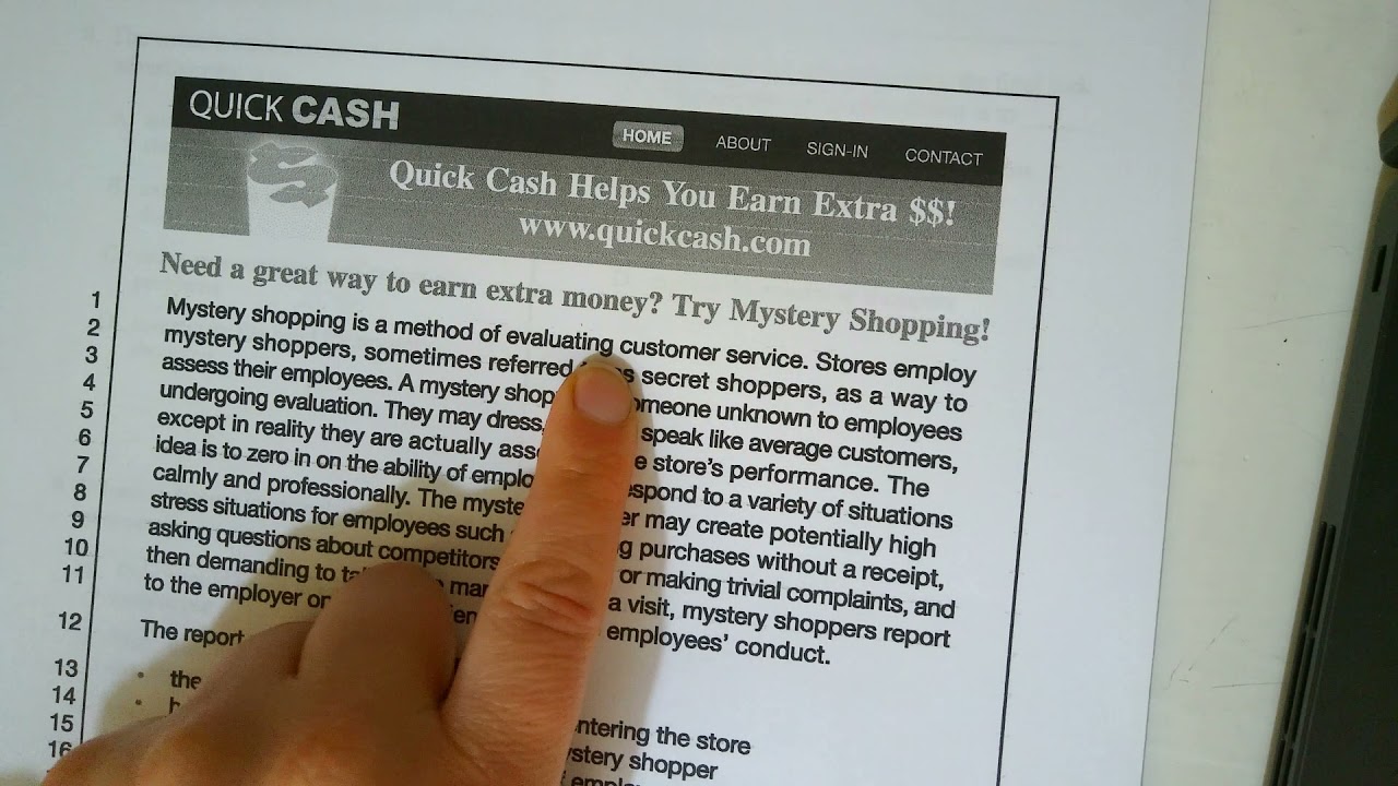 CASAS Level C Reading #2