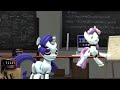 My Little Pony Sweetie Bot And Rarity Bot (Animation SFM)