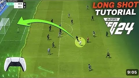 FC 24 LONG SHOT TUTORIAL - HOW TO SCORE GOALS FROM LONG RANGE IN FC 24