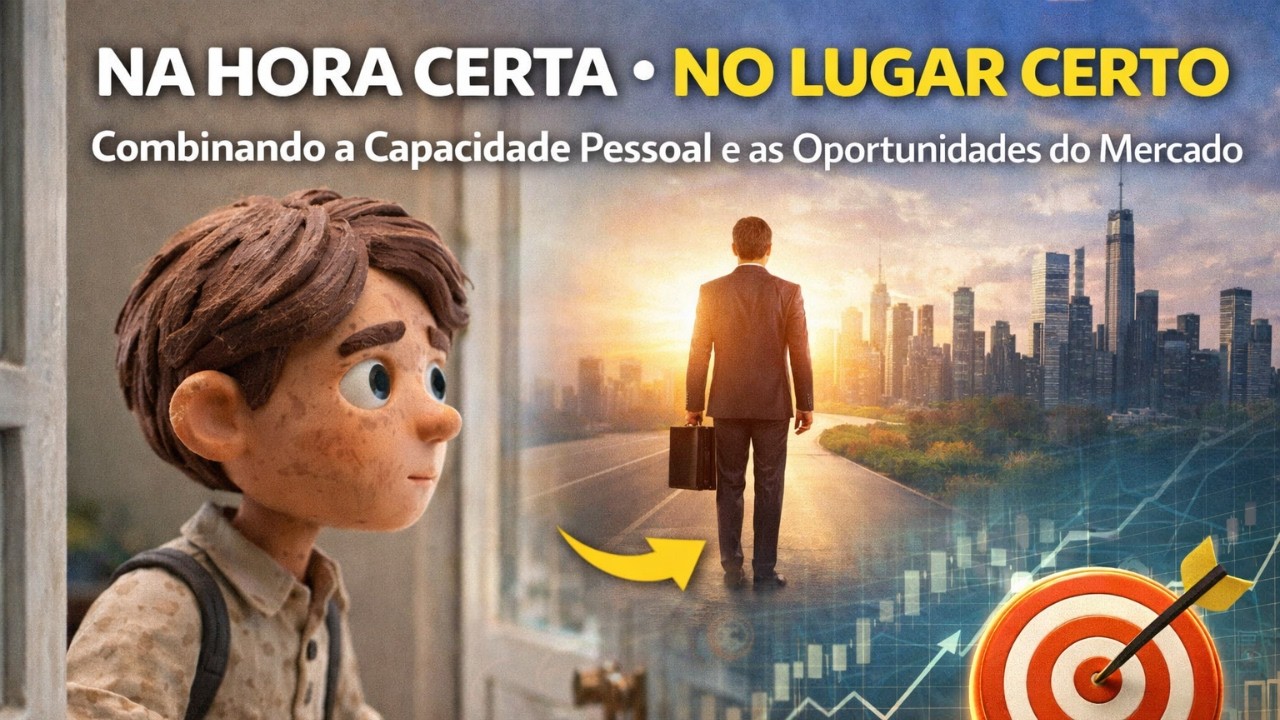 Na hora certa – no lugar certo – combinando a capacidade pessoal e as ...