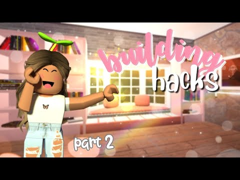 trying new building hacks from the update on bloxburg roblox youtube