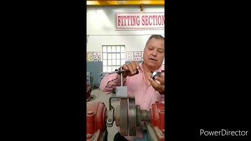 Practical on alignment, checking , reading & parts of dial indicator