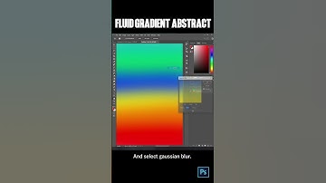 Creating Fluid Gradient Shapes in photoshop (EASY)