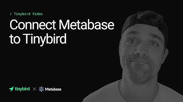 Connect Metabase to Tinybird for high-performance, real-time BI dashboards