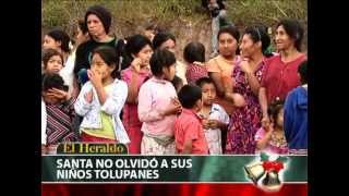 Santa no olvidó a sus niños tolupanes