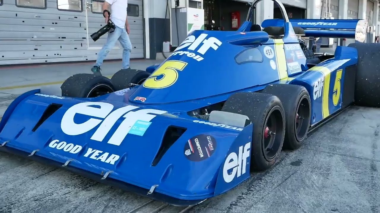 Trackday Tyrrell P34 Der Sechsrad Tyrrell und Besitzer