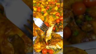 Super Juicy Baked Delicious Chicken with Potatoes is Really Amazing.#shortsfeed #short #viralvideo
