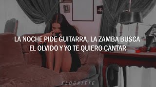 ZAMBA DE AMOR EN VUELO - Tamara Castro (letra)