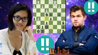 2853 Elo chess game | Magnus Carlsen vs Hou Yifan